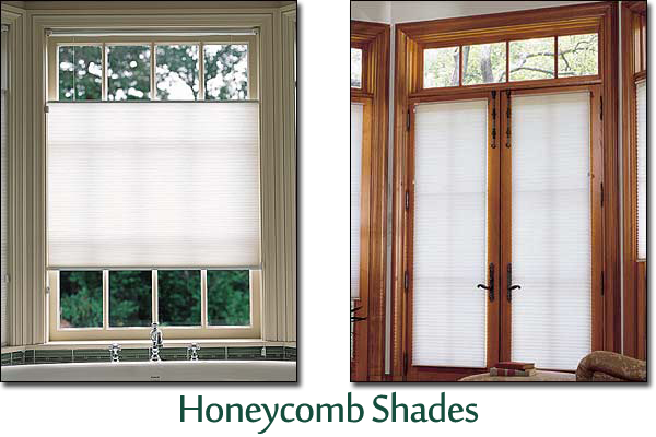 honeycomb shades are beautiful in livingrooms, dining rooms and bedrooms.
