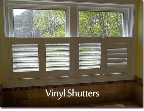 Vinyl Shutters are durable and easy to care for