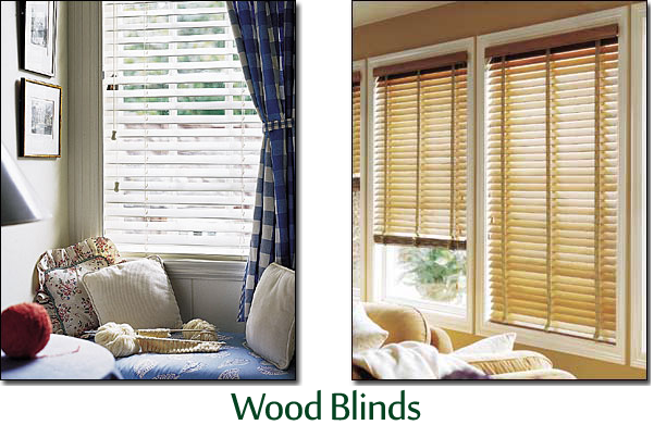 basswood, bamboo and wood essence blinds available